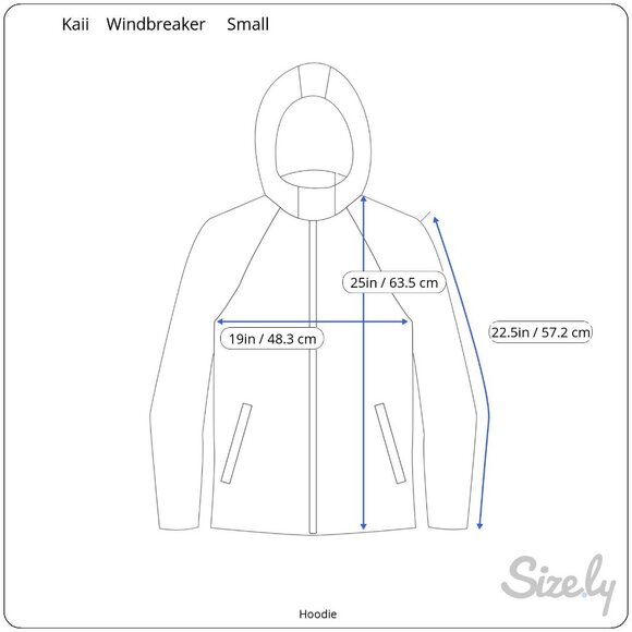 Colorblock Hooded Windbreaker Jacket S Yellow White Gray By Kaii - Picture 7 of 7